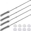 ALLOY UPGRADEDW10780045 WTW4816FW2 NTW4516FW2 NTW4605EW0 NTW4516FW1 WTW4800BQ1 Washer Suspension Rods Kit 4 Pcs by Beaquicy-Washer Parts for Whirlpool Kenmore Suspension Rods RTW4516FW1,11020102310