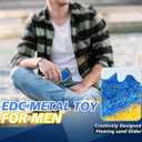 Kyerivs Liquid Fidget Slider Toy for Adults, Metal Magnetic Fidgets Cool Gadgets Gift for Teen Boys Girls Innovative Quicksand Flowing Sand Liquid Motion EDC for Men Women Figette ADHD Sensory Autism