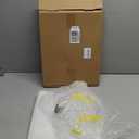 Clear Triangle Acrylic Side Table for Small Space, 11.81" L x 11.81" W x 19.82" H, 2-Tier Corner Shelf Stand End Table for Living Room Bedroom, Corner Display Rack Storage Shelf for Bathroom