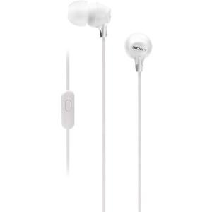 Sony MDREX15AP Fashion Color EX Series Earbud Headset with Mic (White)