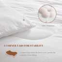 King Size Comforters Duvet Insert,Soft Down Alternative with Corner Tabs,Quilted Comforters for All Seasons,Machine Washable,King 90 x 102 Inches
