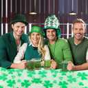 10 x St Patricks Day Table Runner Green Lucky Shamrock Table Runner 13 x 72 Inch St Patricks Lace Table Runner Embroidered Clover Lace Table Runners for St Patricks Day Irish Themed Party Decorations