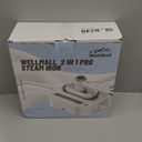 2 In 1 Steamer for Clothes:1550W Powerful Steamer with 1100ml Detachable Tank, 30s Fast Heat-Up, Horizontal & Vertical Use, Portable Wrinkle Remover for Clothes Drapes Bedding (White)