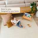 Lillefolk Baby Play Mat for Floor – 8x8ft Beige | PFAS Free Non Toxic Premium EVA Foam Tiles for Tummy Time, Crawling & Playpen – No Lose Edges Interlocking Floor Mat for Babies & Toddlers (16 Tiles)