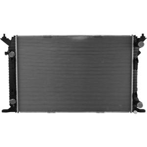 TRQ Radiator Assembly Aluminum Core Compatible with 09-16 Audi A4 A4 Quattro 10-14 A5 10-17 A5 Quattro 12-18 A6 13-18 A6 Quattro 13-16 allroad 15-18 Q3 Q3 Quattro 11-17 Q5 AU3010145 CU13188