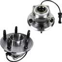 Autoround 512440 Rear Wheel Bearing and Hub Assembly Compatible with Chevy Equinox, GMC Terrain 2010-2017, 5 Lug w/ABS 2PCS