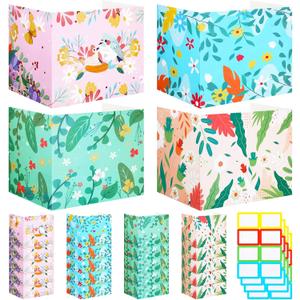 Crtiin 24 Pcs Privacy Folders for Students Desk Dividers Standard School Privacy Cardboard Board Testing Dividers Shield for Classroom Teacher Supplies Keep Eyes from roving(Fresh)