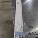 Prime-Line N 6876 By-Pass Mirror Door Bottom Track, 60 In., Roll-Formed Aluminum, Satin Nickel (Single Pack)