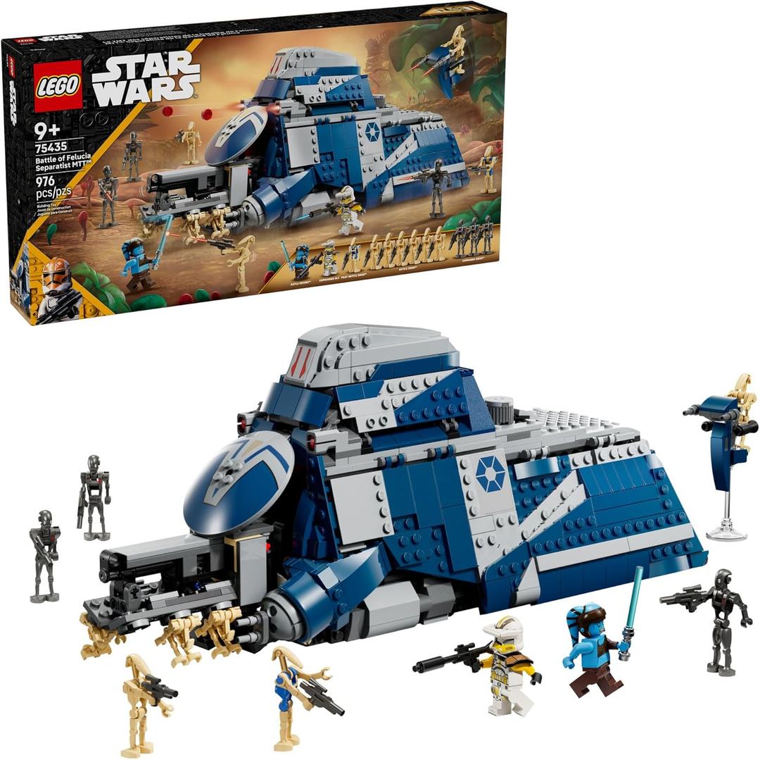 LEGO Star Wars: The Clone Wars Battle of Felucia Separatist MTT Building Toy for Kids - Building Blocks for Pretend Play or Room Decor - Collectible Gift Idea for Boys & Girls, Ages 9+ - 75435