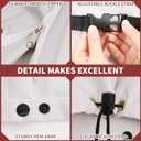 Patio Umbrella Parasol Cover for 7.5ft to 11.5ft Offset Umbrella, 600D Waterproof Outdoor Offset Umbrella Cover with Zipper and Rod, Fits Cantilever Offset Umbrella, Light Grey