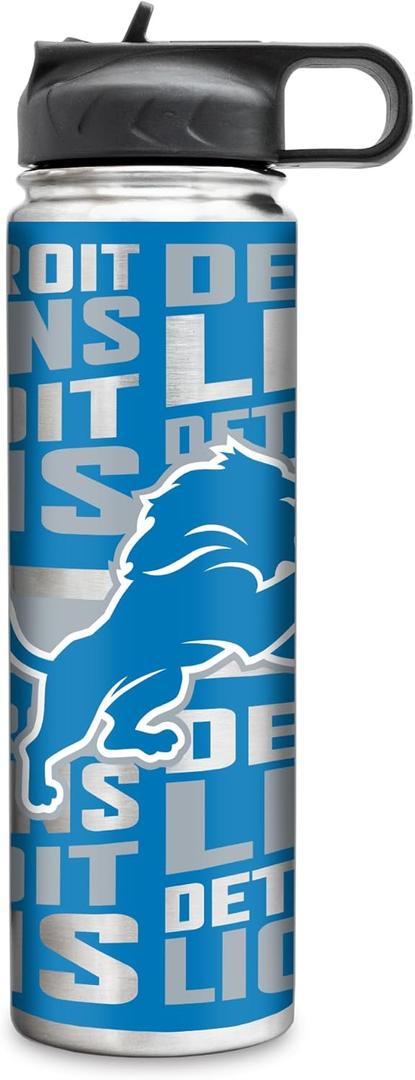 Rico Industries NFL Football Stainless Steel Tumbler with Lid - Great For Coffee, Tea, Water or Cocktails