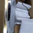 VIKIO HOME 30 Inch Island Range Hood, 390 CFM kitchen Hood with Dual-Sided Touch/Gesture Control, Convertible Ducted/Ductless, Ceiling Mount, 3 Stainless Steel Baffle Filters, 3-Speed Fan