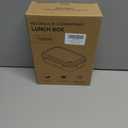 Bento Lunch Box with Kids & Children, Stackable Lunchbox Container with 3-Compartment, Durable for On-the-Go Meal, BPA-Free and Food-Safe Materials (Purple)