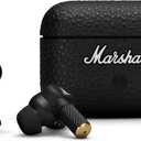 Marshall Motif II A.N.C. True Wireless Bluetooth Earbuds - Active Noise Cancelling Headphones with Charging Case | Studio Sound with Microphone | Compatible with iPhone, Android, PC - Black