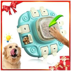 CAROZEN Dog Puzzle Toys, Slow Feeder, Treat Dispensing Feature, Ideal for IQ Training and Entertainment, Suitable for All Dog Breeds