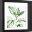 CORE ART 8x8 Floating Picture Frame,Double Plexiglass Floating Frame for 6x6, 4x4 Pictures,Wall or Tabletop Display, Black