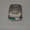 Everusely - Bento Box - Green, 27oz / 0.8 L - Stainless Steel Lunch Box with Leakproof Condiment Container - 3 Compartment Snack Organizer for On the Go Meals - Freezer & Dishwasher Safe