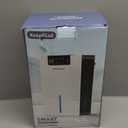 Dehumidifier, 98OZ Dehumidifiers for Home(1000sq.ft), Humidity Display Dehumidifier for Basement Bathroom Bedroom, Auto Shut Off, Washable Filter, Drain Hose, Timer, 7 Ambient Lights, White