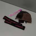 Lace Wig Grip Cap Women: Small Size 4x5 Transparent Swiss Lace Front - Non-slip Wig Gripper for Keeping Wigs In Place - Adjustable Elastic Headband with Velcro (Brown)