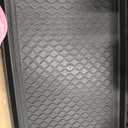 All-Weather Indoor/Outdoor Mat for Boots - Weather-Resistant Hard Plastic Shoe and Boot Tray with Raised Edge by Stalwart (Black, MEDIUM)