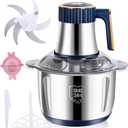 VovioCleoFood Processors 500W Powerful Small Meat Grinder & Food Chopper 5LElectric Vegetable Chopper 5-Speed Mode for Meat fish Nuts Fruits Vegetables wait 