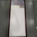 Electric/Acoustic Guitar Display Case Wall Mount Guitar Case Cabinet Shadow Box with Hanger Stand and Lock 98% UV Protection Acrylic Clear Door for Musician Collection(Red Brown,45'')