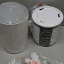 Humidifiers for Bedroom - GloryAir 2.11Gal (8L) Quiet Top Fill Cool & Warm Mist Humidifier Large Room 650 ft with Humidistat, diffuser, Auto Mode, 7-Color Light for Plants, Baby, Adults, Office & Home (Ivory)