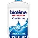 Biotene Oral Rinse Mouthwash for Dry Mouth, Breath Freshener and Dry Mouth Treatment, Fresh Mint - 33.8 fl oz, Pack of 1