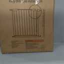 Safety Gate for Stairs & Doorways, Auto-Close Baby Gate or Dog Gate Pressure Mount No Drilling, 30" Tall All Metal Frame with Dual Locking System (White, 30" Tall 29"-43" Wide)
