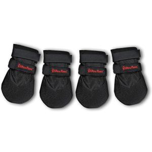 Durable Dog Paw Protector|Dog Boots|Dog Shoes|Black Light Duty Heat, Water Resistant Dog Booties for hot Pavement for Large Dogs (Size 8)