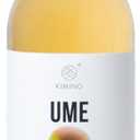 KIMINO Ume Sparkling Juice - Wakayama Plum 12% Juice, Organic Cane Sugar, Hyogo Region Water, Antioxidant Support, Made in Japan Whole Pressed, Healthy Asian Drinks - 8.45 Fl Oz