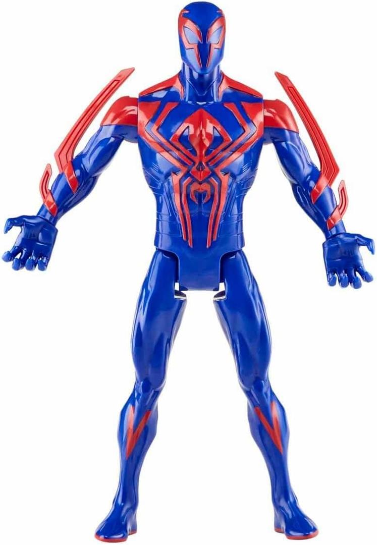 Marvel Spider-Man: Across The Spider-Verse Titan Hero Series Spider-Man 2099 Toy, 12-Inch-Scale Deluxe Figure, Toys for Kids Ages 4 and Up