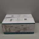 42 inch Ceiling Fans with Lights, Black Ceiling Fan with Remote APP, Dual-Sided Modern/Rustic 6 Blades, Reversible, 3CCT, Sloped Flush Mount Low Profile Ceiling Fan with Lights Bedroom Kitchen Indoor