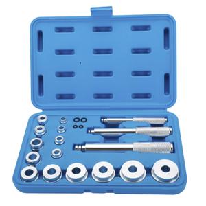 KUNTEC 17 Pcs Bearing Race and Seal Bush Driver Set for Automotive Wheel Bearings