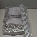 Double Laundry Hamper 2 Partition Laundry Bag With Handle Tall Laundry Hamper With Legs Suitable for Dirty Clothes Bedroom, Bathroom, Four Legs Exterior