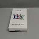 Zacro LED Reflective Vest Running Gear, 5 Lights Colors High Visibility Reflective Running Gear Rechargeable Light Up Running Vest for Walking Running Cycling, Adjustable for Men Women Kids (Bright Green)