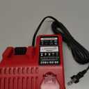 Replacement Rapid Charger for Milwaukee 12V & 18V Batteries, 12V/18V Lithium-Ion - Compatible with 48-59-1812