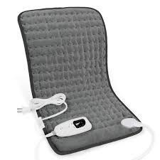 Deepsoon Heating Pad,Electric Heating Pads for Back,Neck,Moist Heating Pad for Abdomen Shoulder Knee Legs,Dry/Moist Heat&Auto Shut Off,Mother's Day Birthday for Men and Women,Dark Gray,24x12 Inch