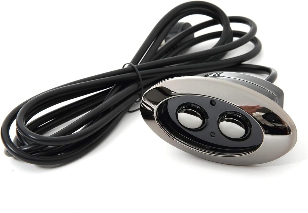 Okin Recliner Replacement Parts, Oval Shape 2 Button Hand Control Handset Within 90 Degree 5 Pin Plug, Lift Chair Control Replacement for Power Recliner Chair, Electric Recliner, Sofa Reclinable