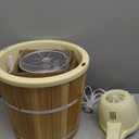 Elite Gourmet Maxi-Matic EIM-924L 4 quart Old Fashioned Electric Ice Cream Maker, Pine Bucket