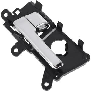 Motoforti Front Driver Side Interior Door Handle for Kia Optima 2011-2013 Inside Door Handle No.826102T010/82610-2T010 Black Silver Tone 1 Pc