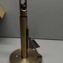 simplehuman Standing Paper Towel Holder with Spray Pump, Brass Stainless Steel, Gold