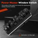 20835553 Master Power Window Switch W/Folding Mirror & Door Lock, Driver Side Control, Fit for 07-14 Chevy Avalanche Cheyenne Tahoe Silverado Suburban/GMC Sierra Yukon 1500 2500 3500 Cadilla Escalade