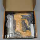 Cordless Brad Nailer Compatible with Dewalt Battery, 5/8 to 1-1/4 Inch 18 Gauge 2-in-1 Nail Gun with 2000 Nails for Wood Carpentry, Tool Only, Brushless, 2 Mode, 5.9LBS, Yellow- Max 1‑1/4" Nails