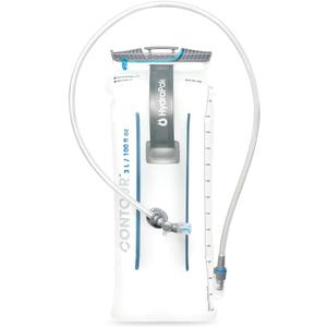 HydraPak Water Reservoir (1.5L, 2L, 3L) - Hydration Bladder Fits Most Backpacks  High-Flow Bite Valve, Leak Proof, Fully Reversible, and Dishwasher Safe (Contour 3 Liter)