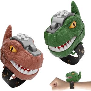Dinosaur Walkie Talkies for Kids 2 Pack, 2 Way Radio Long Range Walkie Talkie for Age 3-12 Years Old, Kids Walkie Talkies Toys for Outdoor Adventure, Halloween, Christmas Birthday Gifts for Boys Girls