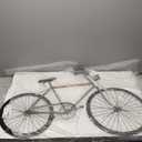 Deco 79 Metal Bike Wall Decor with Seat and Handles, 39" x 1" x 24", Black