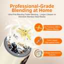 Beyn 10-in-1 Automatic Nut Milk Maker Machine, 60oz Large Capacity with Blades & Self-Cleaning. for Homemade Almond, Soy, Oat Milk, Milkshake (Cream)