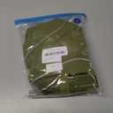 Lelepet Warm Dog Coat Reflective Fleece Vest Waterproof Dog Jacket with Adjustable Buckle Hook & Loop Windproof Cold Weather Coats for Small Medium Large Dogs, Army Green, M