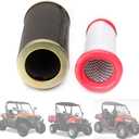 Hisun UTV 400 Air Filter Compatible For Coleman Hisun UTV 250, 400, 450, 800, Strike 550, Sector 1000, Sector 1000 crew, Massimo, UT400, BenncheNot for T-Boss/Buck